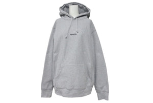 Very Good Condition Supreme Logo Hoodie Sweatshirt Gray Cotton 101837 Used 4c067906