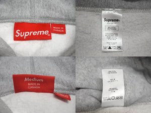 Very Good Condition Supreme Logo Hoodie Sweatshirt Gray Cotton 101837 Used 4c067906