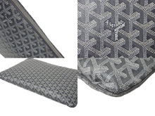 Load image into Gallery viewer, GOYARD ゴヤール セナGM クラッチバッグ グレー ゴヤールディンキャンバス シルバー金具 SENAT2GMLTY07CL07P 美品 中古 4c067911