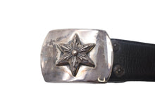 画像をギャラリービューアに読み込む, CHROME HEARTS クロムハーツ ミリタリー スター ベルト バックル シルバー925 サイズ38 シルバー金具 美品 中古 4c067917