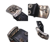 画像をギャラリービューアに読み込む, CHROME HEARTS クロムハーツ ミリタリー スター ベルト バックル シルバー925 サイズ38 シルバー金具 美品 中古 4c067917