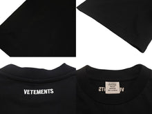 Load image into Gallery viewer, VETEMENTS ヴェトモン スヌープドッグ 半袖Ｔシャツ MH17TP15 フェイスプリント サイズM ブラック 美品 中古 4c067921