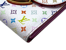 Load image into Gallery viewer, LOUISVUITTON ルイヴィトン ポルトフォイユ M58081 コアラ 三つ折り財布 モノグラム マルチカラー ホワイト 美品 中古 4c067945