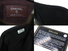 Load image into Gallery viewer, CHANEL シャネル カードケース コインケース 30番台 ココマーク スペイン製 ブラック シルバー金具 美品 中古 4c067946