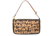 画像をギャラリービューアに読み込む, 極美品 LOUIS VUITTON ルイヴィトン ポシェットアクセソワ―ル アクセサリーポーチ M92193 モノグラム グラフィティ PVC レザー 中古 4c067952