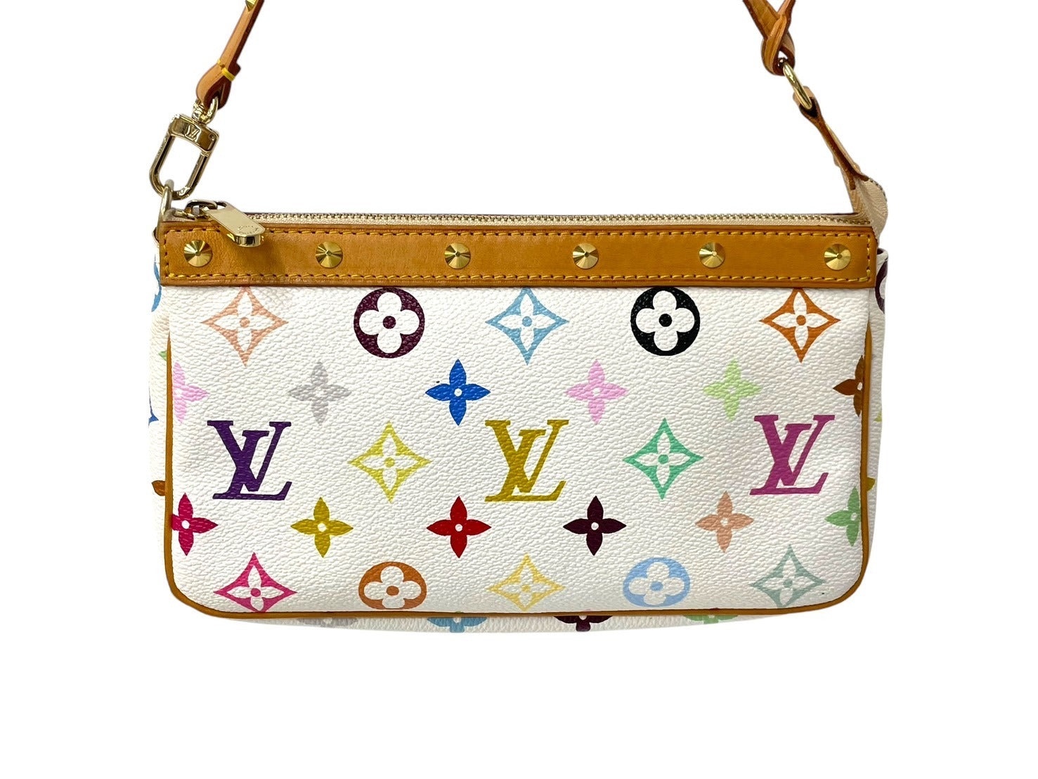 LOUIS VUITTON ルイヴィトン ポシェット アクセソワール アクセサリーポーチ M92649 モノグラム マルチカラー 村上隆 美品 中古  4c067953 – Casanova Vintage