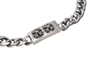 CHROME HEARTS クロムハーツ ネックレス チョーカー CHプラス 2000年 45.7ｇ シルバー 美品 中古 4c067963