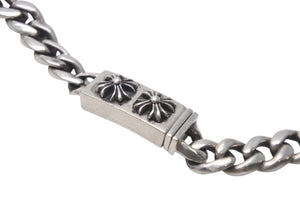 CHROME HEARTS クロムハーツ ネックレス チョーカー CHプラス 2000年 45.7ｇ シルバー 美品 中古 4c067963