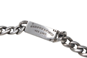 CHROME HEARTS クロムハーツ ネックレス チョーカー CHプラス 2000年 45.7ｇ シルバー 美品 中古 4c067963