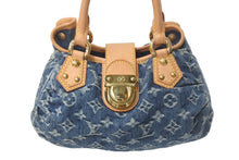 Load image into Gallery viewer, LOUIS VUITTON ルイヴィトン モノグラムデニム プリ―ティ ハンドバッグ ブルー ゴールド金具 M95020 美品 中古 4c067973