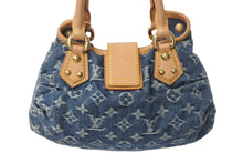 Load image into Gallery viewer, LOUIS VUITTON ルイヴィトン モノグラムデニム プリ―ティ ハンドバッグ ブルー ゴールド金具 M95020 美品 中古 4c067973