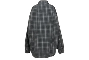 BALENCIAGA バレンシアガ Padded Shirt 中綿シャツジャケット サイズ44 チェック柄 676285 美品 中古 4c067976