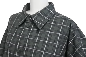 BALENCIAGA バレンシアガ Padded Shirt 中綿シャツジャケット サイズ44 チェック柄 676285 美品 中古 4c067976