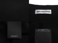 画像をギャラリービューアに読み込む, BALENCIAGA バレンシアガ 長袖シャツ トップス 542894 WFPプリント サイズ34 ブラック ホワイト 美品 中古 4c067978