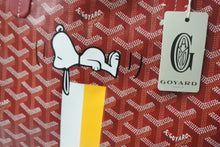 画像をギャラリービューアに読み込む, 新品未使用 GOYARD ゴヤール サンルイPM トートバッグ レッド スヌーピーコラボ PVC×レザー STLOUIPMLTY02CL02P 中古 4c067980