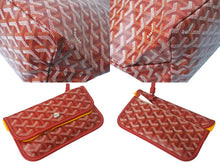 画像をギャラリービューアに読み込む, 新品未使用 GOYARD ゴヤール サンルイPM トートバッグ レッド スヌーピーコラボ PVC×レザー STLOUIPMLTY02CL02P 中古 4c067980