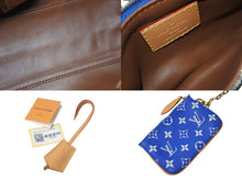 Load image into Gallery viewer, 新品未使用 LouisVuitton ルイヴィトン スピーディ P9 バンドリエール 25 ボストンバッグ M24424 ブルー ホワイト 中古 4c067982