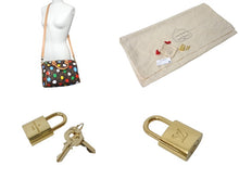 画像をギャラリービューアに読み込む, 極美品 LouisVuitton ルイヴィトン 草間彌生 モノグラム スピーディ バンドリエール25 2WAYバッグ マルチカラー M46433 中古 4c067985
