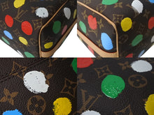 画像をギャラリービューアに読み込む, 極美品 LouisVuitton ルイヴィトン 草間彌生 モノグラム スピーディ バンドリエール25 2WAYバッグ マルチカラー M46433 中古 4c067985