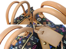 Load image into Gallery viewer, 極美品 ルイヴィトン LOUIS VUITTON キーポル45 ボストンバッグ ブラック 村上隆 マルチカラー ブラック M92640 中古 4c067986