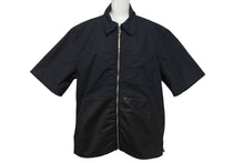 画像をギャラリービューアに読み込む, 新品同様 CHROME HEARTS クロムハーツ CHクロスパッチ ダガージップアップシャツ サイズM ナイロン カーフスキン シルバ−925 中古 4c067999