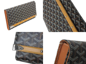 新品同様 GOYARD ゴヤール モンテカルロ PM クラッチバッグ AMAMONTECARLO PM 01 ブラック シルバー金具 中古 4c068014