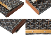 Load image into Gallery viewer, 新品同様 GOYARD ゴヤール モンテカルロ PM クラッチバッグ AMAMONTECARLO PM 01 ブラック シルバー金具 中古 4c068014