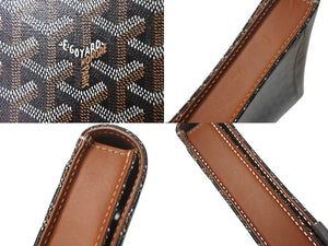 新品同様 GOYARD ゴヤール モンテカルロ PM クラッチバッグ AMAMONTECARLO PM 01 ブラック シルバー金具 中古 4c068014