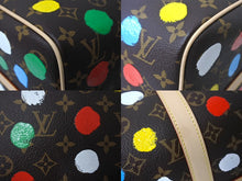 Load image into Gallery viewer, LouisVuitton ルイヴィトン 草間彌生 キーポル バンドリエール45 ボストンバッグ M46377 ブラウン マルチカラー ゴールド 4c068026