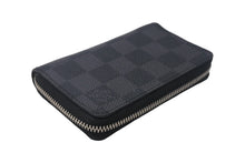 画像をギャラリービューアに読み込む, 極美品 LouisVuitton ルイヴィトン ジッピーコインパース ダミエグラフィット N63076 フランス製 PVC ブラック シルバー 中古 4c068043