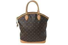 LOUISVUITTON Monogram Lockit Handbag M40102 PVC Coated Canvas Tanned Leather Good Condition Used 4c068044