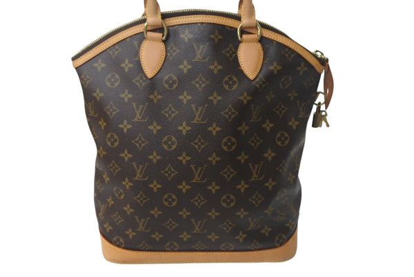 LOUISVUITTON Monogram Lockit Handbag M40102 PVC Coated Canvas Tanned Leather Good Condition Used 4c068044
