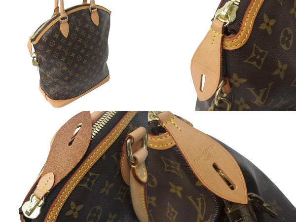 LOUISVUITTON Monogram Lockit Handbag M40102 PVC Coated Canvas Tanned Leather Good Condition Used 4c068044
