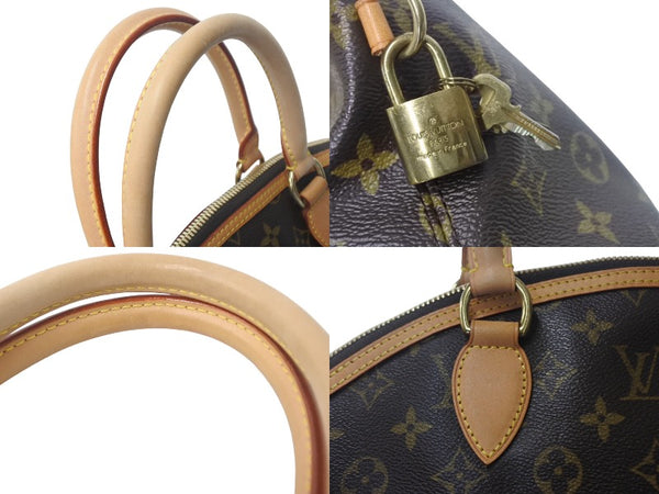 LOUISVUITTON Monogram Lockit Handbag M40102 PVC Coated Canvas Tanned Leather Good Condition Used 4c068044