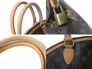 LOUISVUITTON ルイヴィトン モノグラム ロックイット ハンドバッグ M40102 PVCコーティングキャンバス ヌメ革 美品 中古 4c068044