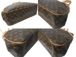 極美品 LOUIS VUITTON ルイヴィトン ショルダーバッグ バティニョールオリゾンタル M51154 モノグラム ブラウン 中古 4c068054