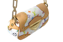 Load image into Gallery viewer, 新品同様 LOUIS VUITTON ルイヴィトン ハンドバッグ マリリンPM モノグラム ホワイト マルチカラー M40127 ゴールド金具 中古 4c068067