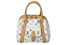 画像をギャラリービューアに読み込む, 極美品 LOUIS VUITTON ルイヴィトン プリシラ ハンドバッグ モノグラム M40096 ホワイト ブロン マルチカラー 中古 4c068068