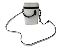 Load image into Gallery viewer, LOUIS VUITTON ルイヴィトン フォンボックス ショルダーバッグ M68791 エピ カーフ ホワイト ブラック 美品 中古 4b007376