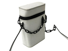 画像をギャラリービューアに読み込む, LOUIS VUITTON ルイヴィトン フォンボックス ショルダーバッグ M68791 エピ カーフ ホワイト ブラック 美品 中古 4b007376