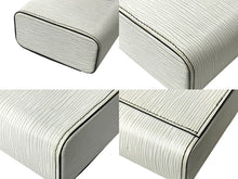 画像をギャラリービューアに読み込む, LOUIS VUITTON ルイヴィトン フォンボックス ショルダーバッグ M68791 エピ カーフ ホワイト ブラック 美品 中古 4b007376