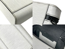 画像をギャラリービューアに読み込む, LOUIS VUITTON ルイヴィトン フォンボックス ショルダーバッグ M68791 エピ カーフ ホワイト ブラック 美品 中古 4b007376