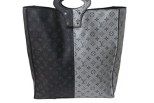 Load image into Gallery viewer, LouisVuitton ルイヴィトン スプリット トートバッグ M43816 モノグラムエクリプスキャンバス レザー ブラック グレー 美品 中古 4c068081