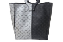 Load image into Gallery viewer, LouisVuitton ルイヴィトン スプリット トートバッグ M43816 モノグラムエクリプスキャンバス レザー ブラック グレー 美品 中古 4c068081