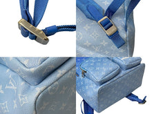 画像をギャラリービューアに読み込む, 新品同様 LOUIS VUITTON ルイヴィトン 21FW モノグラムクラウズ リュック ブルー ホワイト M45441 雲 鞄 バックパック 中古 4a000097
