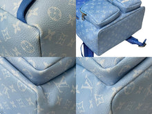 画像をギャラリービューアに読み込む, 新品同様 LOUIS VUITTON ルイヴィトン 21FW モノグラムクラウズ リュック ブルー ホワイト M45441 雲 鞄 バックパック 中古 4a000097
