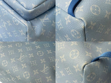 画像をギャラリービューアに読み込む, 新品同様 LOUIS VUITTON ルイヴィトン 21FW モノグラムクラウズ リュック ブルー ホワイト M45441 雲 鞄 バックパック 中古 4a000097