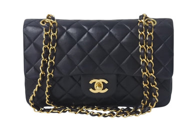 CHANEL シャネル マトラッセ23 チェーンショルダーバッグ 2番台 ラムスキン ゴールド金具 ブラック 美品 中古 4c068084