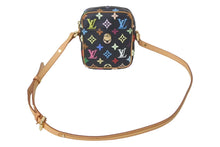 Load image into Gallery viewer, LOUIS VUITTON ルイヴィトン モノグラムマルチカラー リフト ショルダーバッグ ブラック M40056 村上隆 美品 中古 4c068088