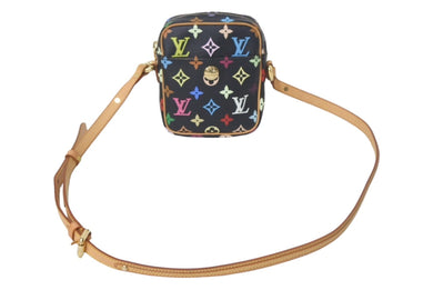 LOUIS VUITTON ルイヴィトン モノグラムマルチカラー リフト ショルダーバッグ ブラック M40056 村上隆 美品 中古 4c068088